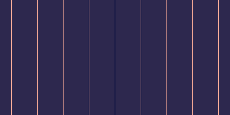 #2d284e, #eba393 vertical lines, two pixels wide, eighty-eight pixels apart
