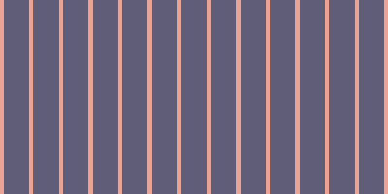 #2d284e (75%), #eba393 vertical lines, nine pixels wide, fifty-two pixels apart