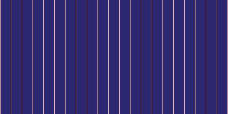 #2d286f, #eba393 vertical lines, two pixels wide, thirty-six pixels apart