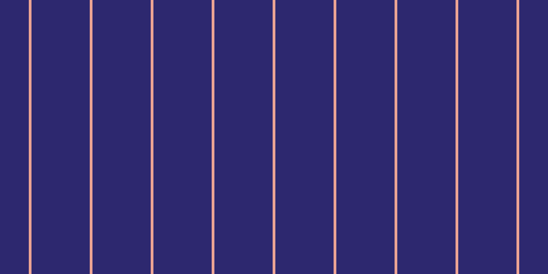 #2d286f, #eba393 vertical lines, four pixels wide, eighty-five pixels apart