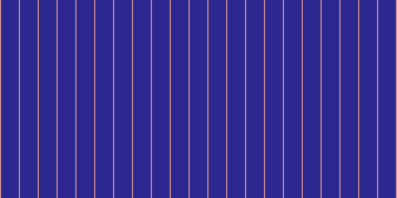 #2d2890, #eba393 vertical lines, two pixels wide, thirty-six pixels apart