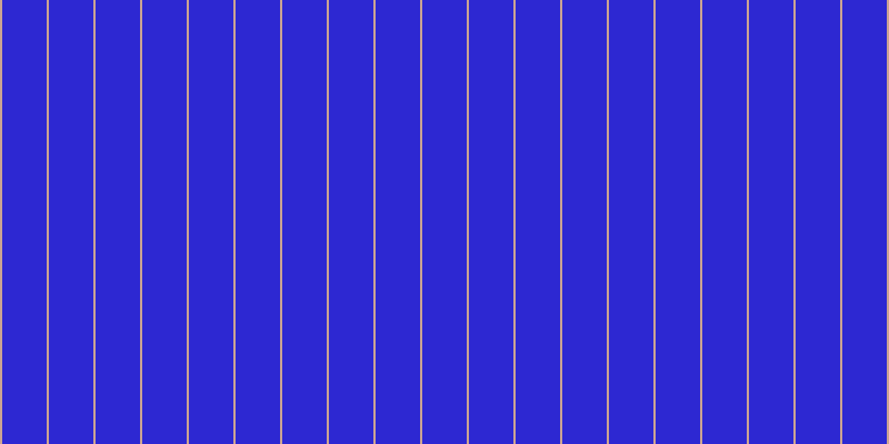 #2d28d2, #caa393 vertical lines, two pixels wide, forty pixels apart