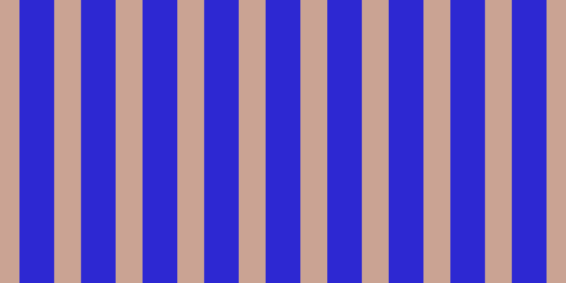 #2d28d2, #caa393 vertical lines, thirty-eight pixels wide, forty-nine pixels apart