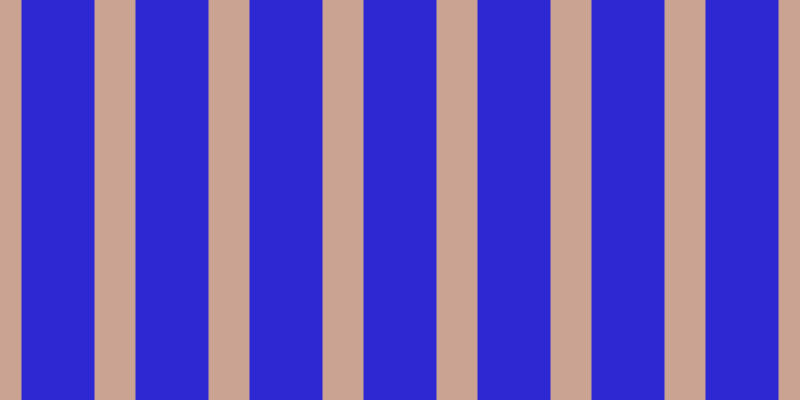#2d28d2, #caa393 vertical lines, forty-one pixels wide, seventy-three pixels apart