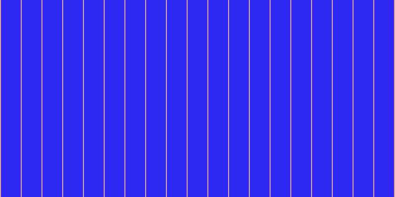 #2d28f3, #eba393 vertical lines, two pixels wide, forty pixels apart