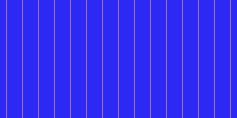 #2d28f3, #eba393 vertical lines, two pixels wide, fifty-two pixels apart