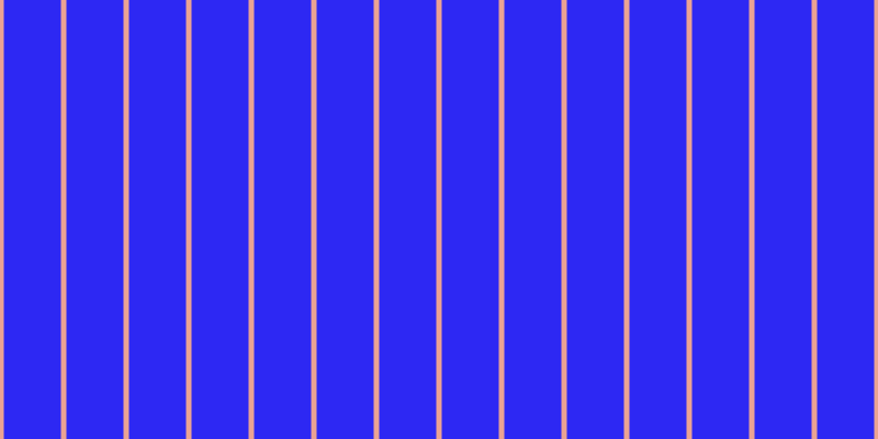 #2d28f3, #eba393 vertical lines, five pixels wide, fifty-two pixels apart