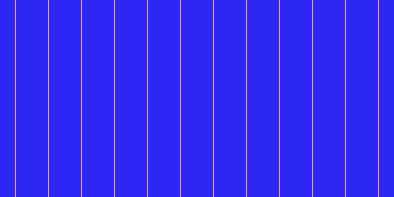 #2d28f3, #eba393 vertical lines, two pixels wide, sixty-five pixels apart