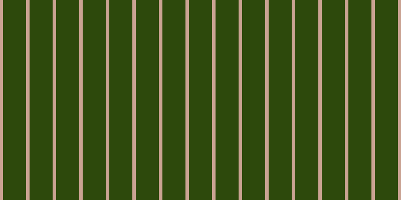 #2d490c, #caa393 vertical lines, seven pixels wide, forty-six pixels apart