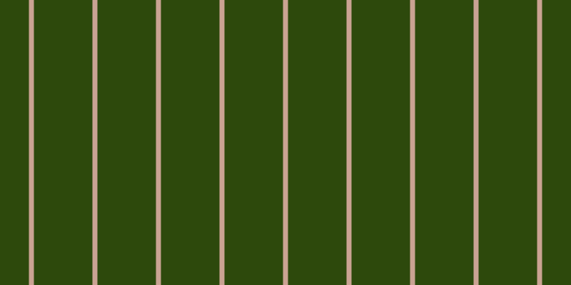 #2d490c, #caa393 vertical lines, seven pixels wide, eighty-two pixels apart