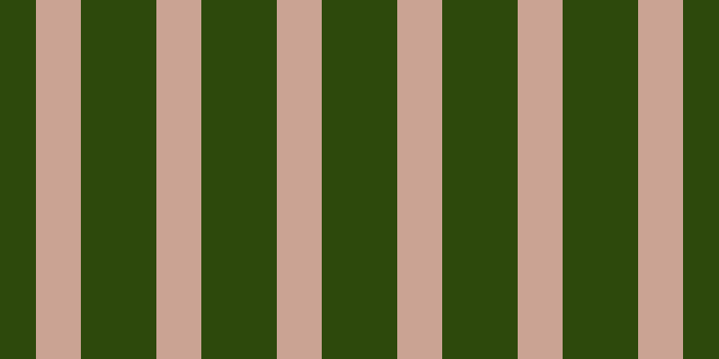 #2d490c, #caa393 vertical lines, fifty pixels wide, eighty-four pixels apart