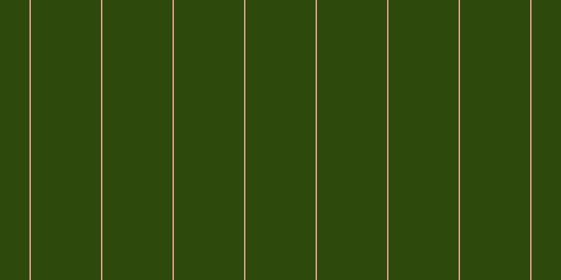 #2d490c, #eba393 vertical lines, two pixels wide, one hundred pixels apart