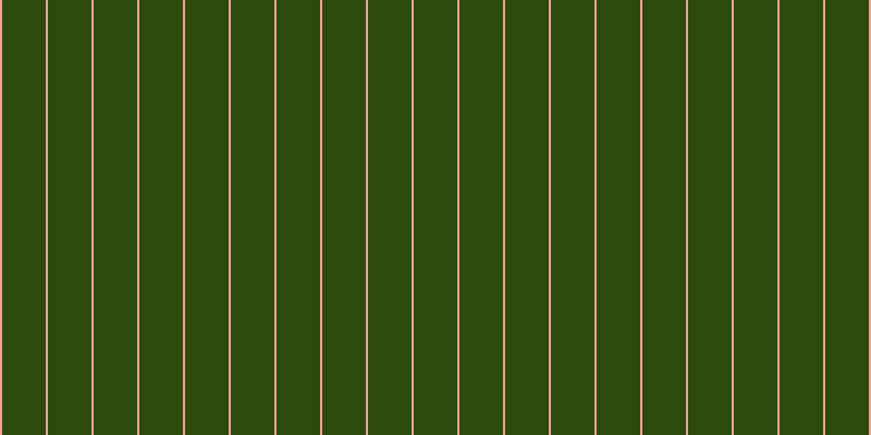#2d490c, #eba393 vertical lines, two pixels wide, forty pixels apart
