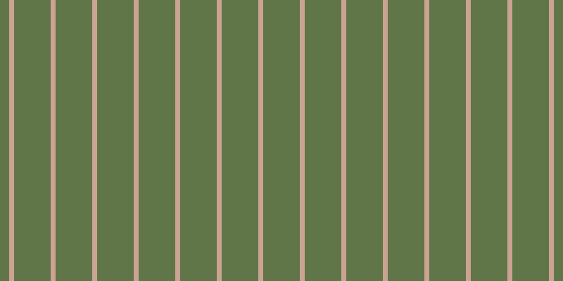 #2d490c (75%), #caa393 vertical lines, seven pixels wide, fifty-two pixels apart