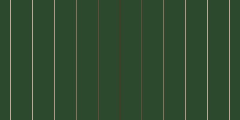 #2d492d, #caa393 vertical lines, two pixels wide, seventy-one pixels apart