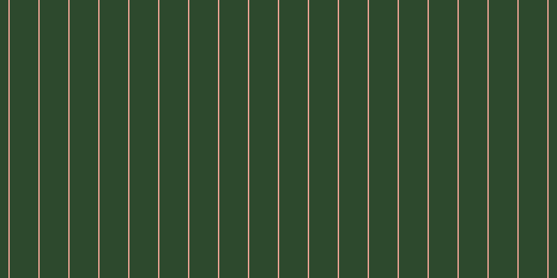 #2d492d, #eba393 vertical lines, two pixels wide, forty-one pixels apart