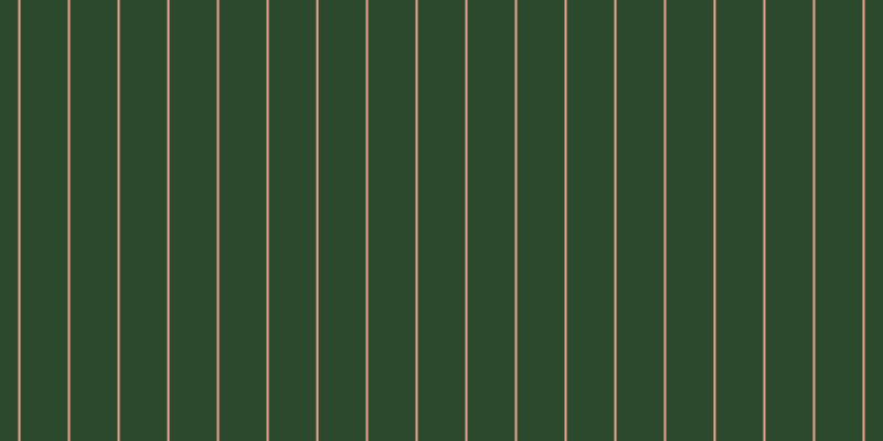 #2d492d, #eba393 vertical lines, two pixels wide, forty-three pixels apart