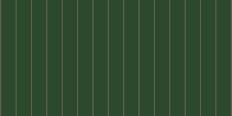 #2d492d, #eba393 vertical lines, one pixels wide, fifty-two pixels apart
