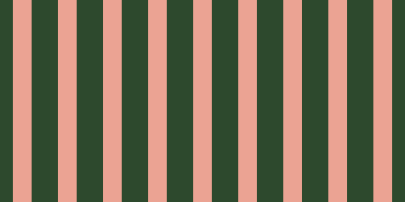 #2d492d, #eba393 vertical lines, thirty-seven pixels wide, fifty-two pixels apart