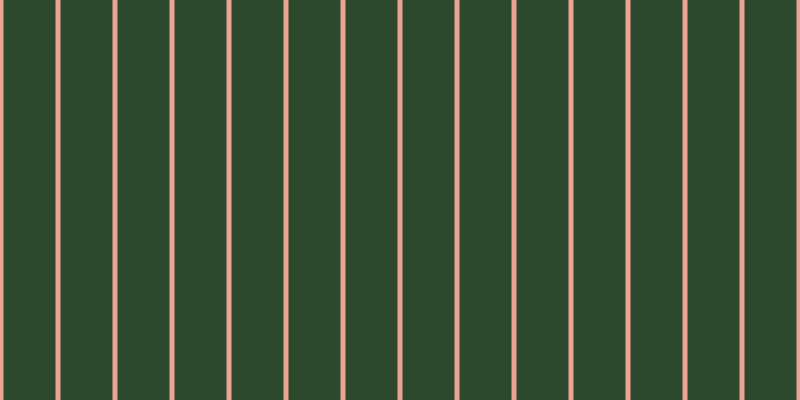 #2d492d, #eba393 vertical lines, five pixels wide, fifty-two pixels apart
