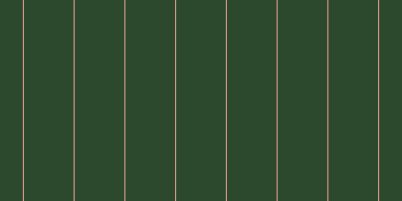 #2d492d, #eba393 vertical lines, two pixels wide, ninety-nine pixels apart
