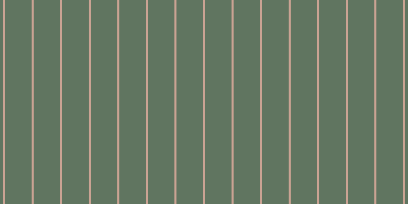 #2d492d (75%), #caa393 vertical lines, four pixels wide, fifty-two pixels apart