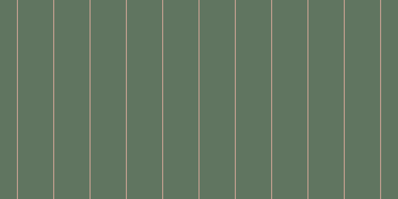 #2d492d (75%), #caa393 vertical lines, two pixels wide, seventy-one pixels apart
