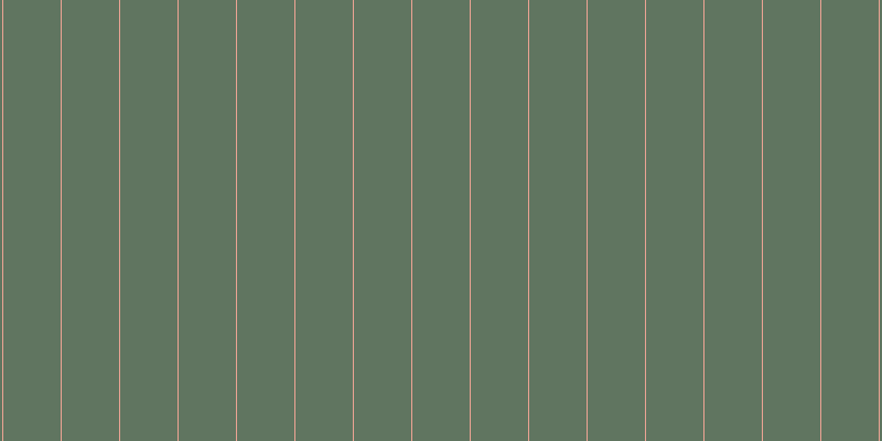 #2d492d (75%), #eba393 vertical lines, one pixels wide, fifty-two pixels apart