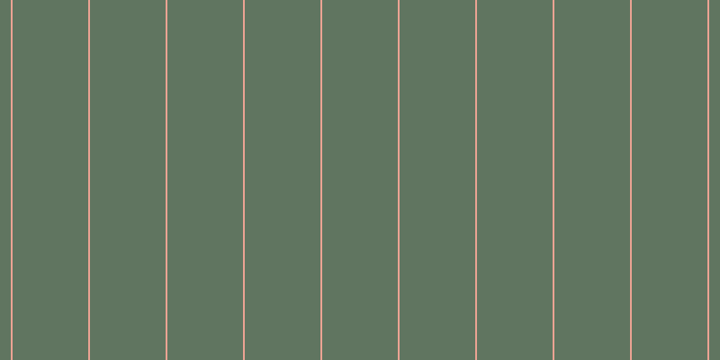 #2d492d (75%), #eba393 vertical lines, two pixels wide, eighty-four pixels apart