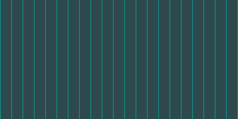 #2d494e, #04a393 vertical lines, two pixels wide, thirty-six pixels apart
