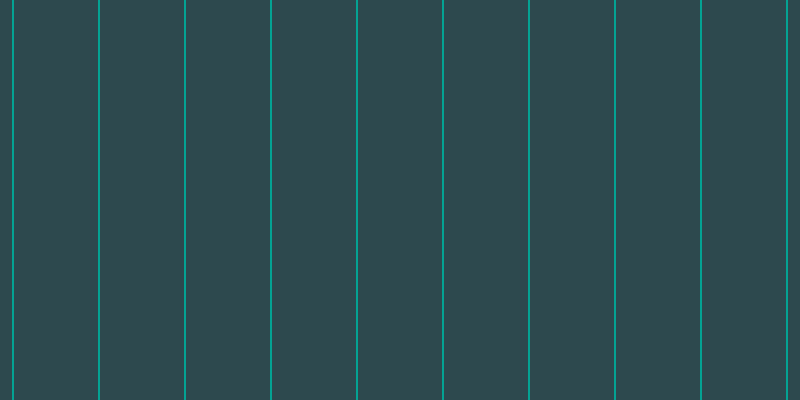 #2d494e, #04a393 vertical lines, two pixels wide, eighty-four pixels apart