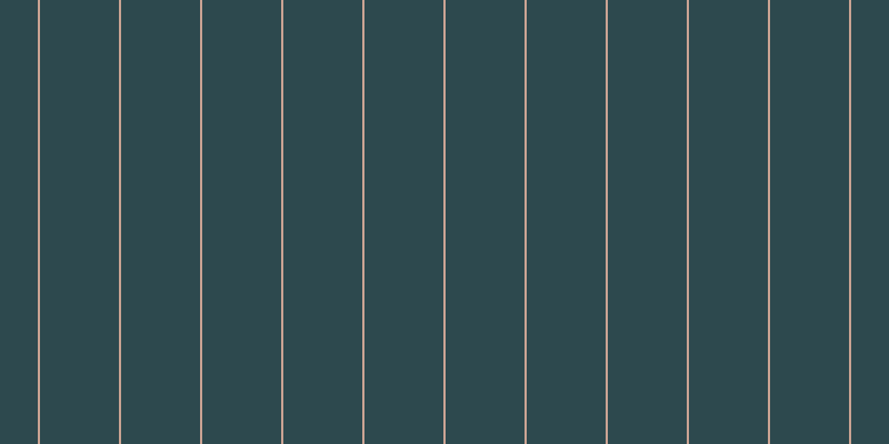 #2d494e, #caa393 vertical lines, two pixels wide, seventy-one pixels apart