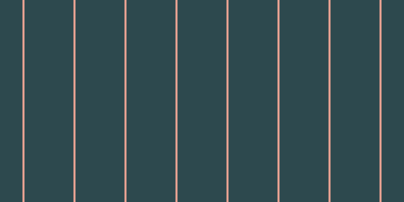 #2d494e, #eba393 vertical lines, four pixels wide, ninety-seven pixels apart