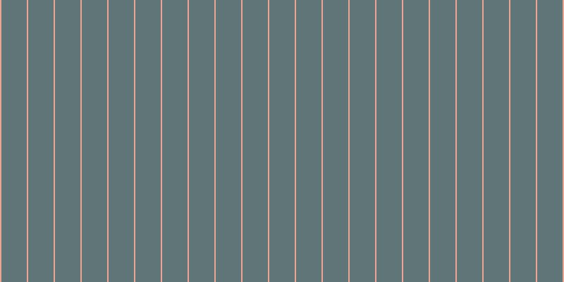 #2d494e (75%), #eba393 vertical lines, two pixels wide, thirty-six pixels apart