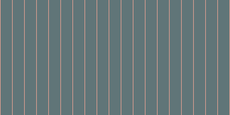 #2d494e (75%), #eba393 vertical lines, two pixels wide, forty pixels apart