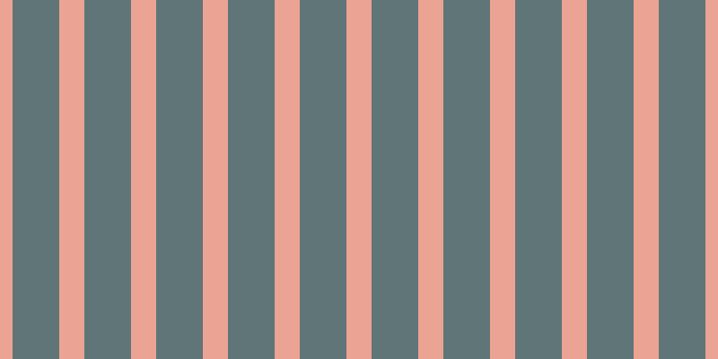 #2d494e (75%), #eba393 vertical lines, twenty-eight pixels wide, fifty-two pixels apart