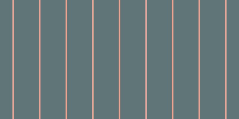 #2d494e (75%), #eba393 vertical lines, five pixels wide, eighty-four pixels apart