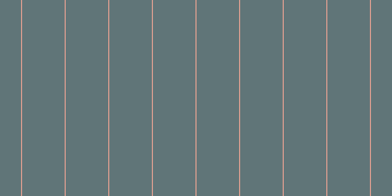 #2d494e (75%), #eba393 vertical lines, two pixels wide, eighty-seven pixels apart