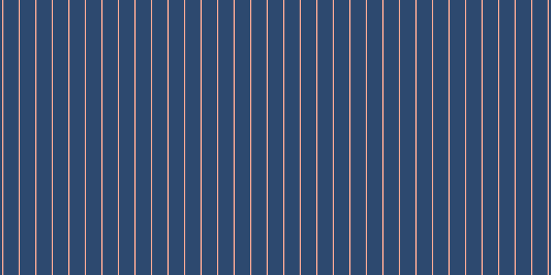 #2d496f, #eba393 vertical lines, two pixels wide, twenty-two pixels apart