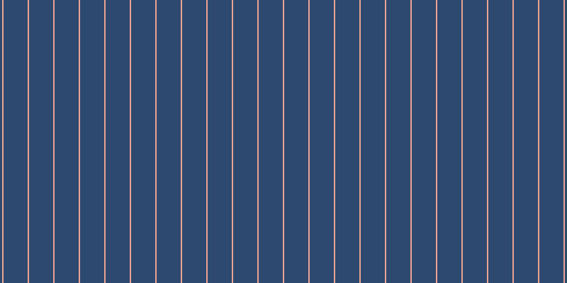 #2d496f, #eba393 vertical lines, two pixels wide, thirty-four pixels apart