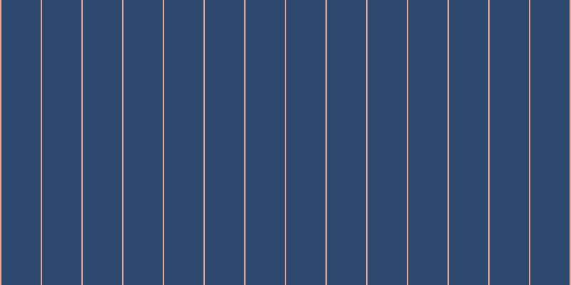 #2d496f, #eba393 vertical lines, two pixels wide, fifty-five pixels apart