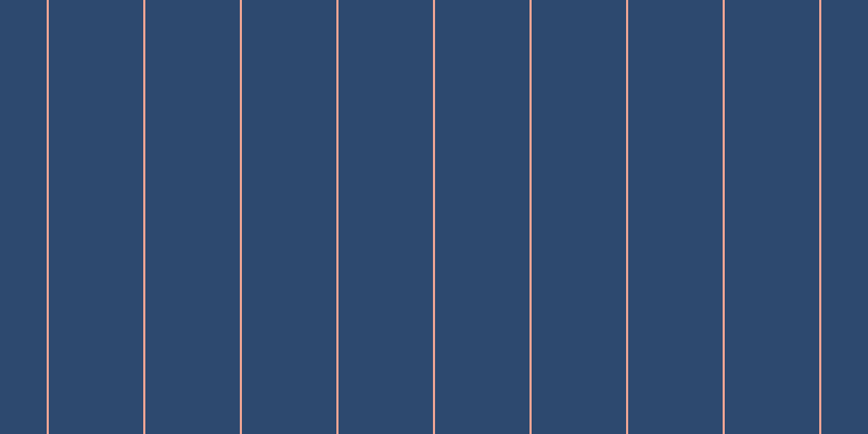 #2d496f, #eba393 vertical lines, two pixels wide, eighty-seven pixels apart