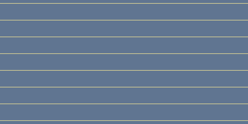 #2d496f (75%), #dbd393 horizontal lines, two pixels wide, fifty-two pixels apart