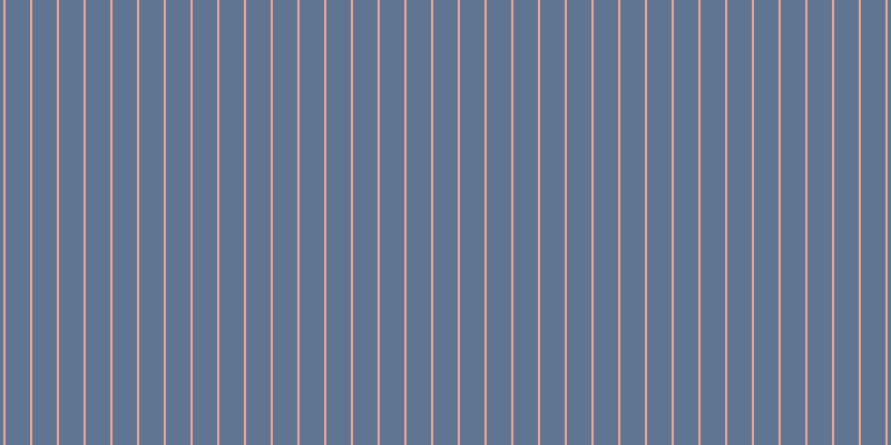 #2d496f (75%), #eba393 vertical lines, two pixels wide, twenty-two pixels apart