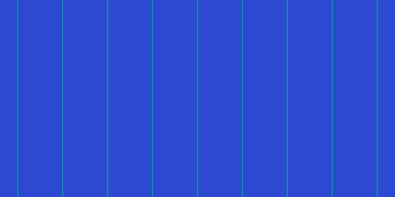 #2d49d2, #04a393 vertical lines, two pixels wide, eighty-nine pixels apart