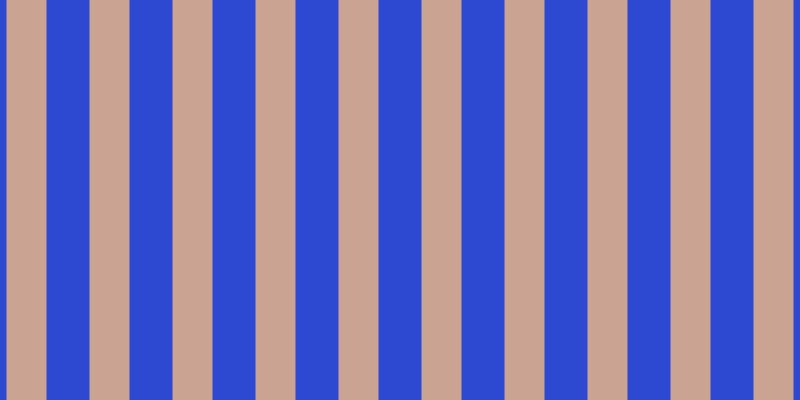 #2d49d2, #caa393 vertical lines, forty pixels wide, forty-three pixels apart