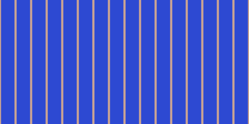 #2d49d2, #caa393 vertical lines, seven pixels wide, forty-three pixels apart