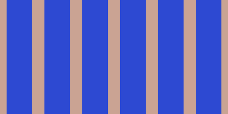 #2d49d2, #caa393 vertical lines, forty-four pixels wide, eighty-nine pixels apart