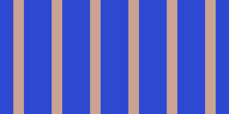 #2d49d2, #caa393 vertical lines, thirty-seven pixels wide, ninety-seven pixels apart