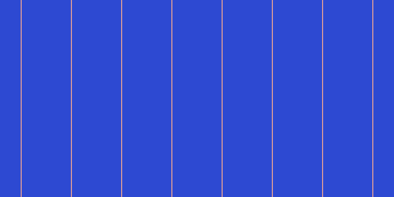 #2d49d2, #eba393 vertical lines, two pixels wide, one hundred pixels apart